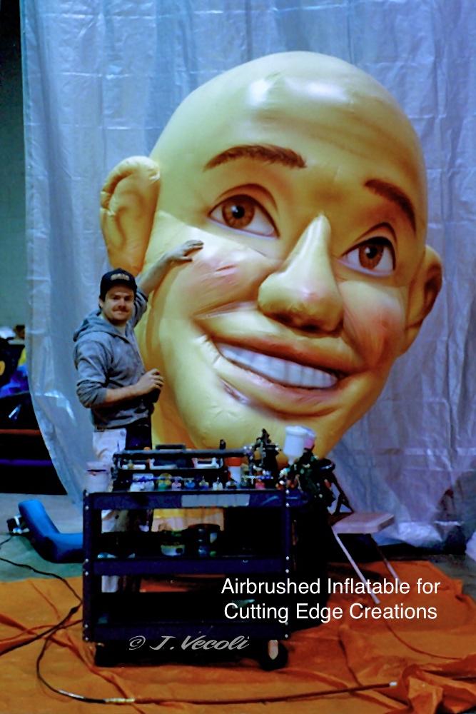 Airbrushed Inflatable Head