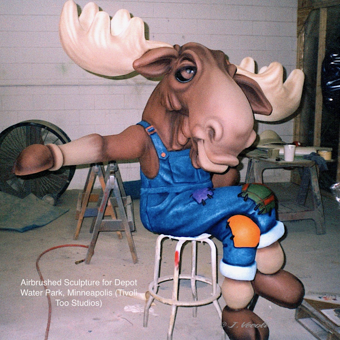 Airbrushed Moose