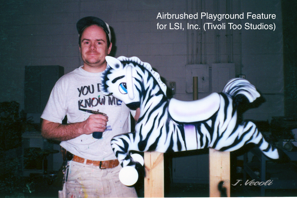 Airbrushed Zebra